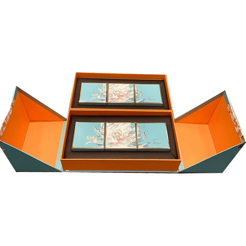 Изготовленные на заказ картонные коробки для упаковки свечей Mooncake, кондитерская коробка, подарочный набор для духов